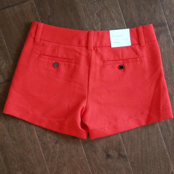 NWT Calvin Klein Orange/Red Short Sz 2 - Picture 4 of 8